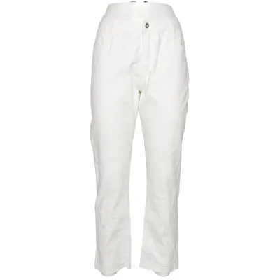 Jeans (Vit) Bomull, Elastan