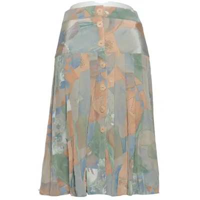 Nederdel (Blå, Grøn, Beige, Flerfarvet) fra Jean Claire Polyester