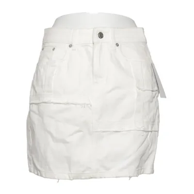 Denim skirt (White) from Melissa Bentsen x NA-KD Cotton