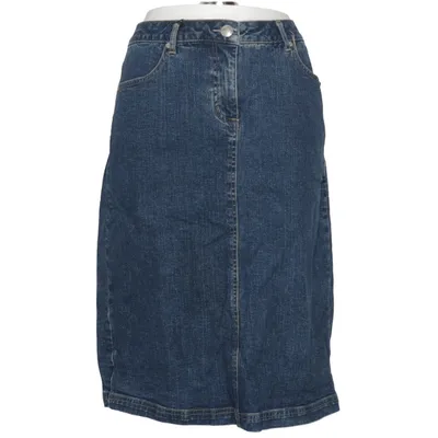 Denim skirt (Blue) from Damart Cotton, Elastane
