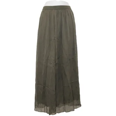 Maxi skirt (Green) from Hallhuber Silk, Viscose