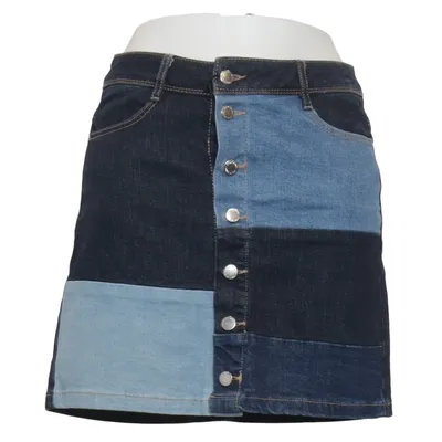 Jeanskjol (Blå, Flerfärgad) från Orsay Jeans Bomull, Elastan