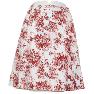 Kjol (Vit, Röd) från Donna by Hallhuber Bomull, Elastan, Polyester