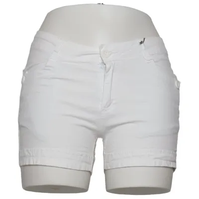 Shorts (Weiß) von E&D Baumwolle, Elasthan
