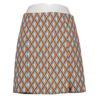 Skirt (Blue, Brown, Multicolored) from Susy Mix Elastane, Polyester