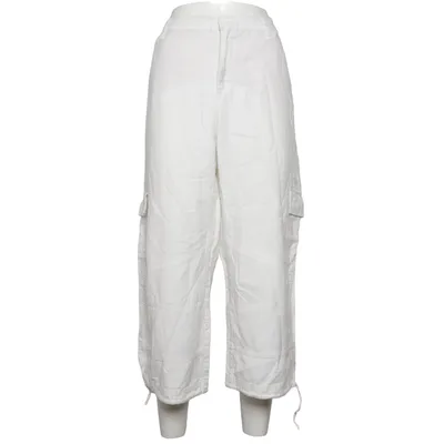 Cargobukser (Hvid) fra Oui & Co Bomuld, Elastan, Linned
