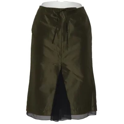 Jupe (Vert, Noir) de Uli Schneider Polyester, Viscose