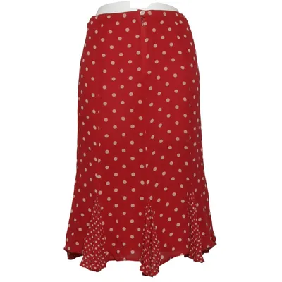 Kjol (Röd, Vit) från Adoore Polyester, Silke