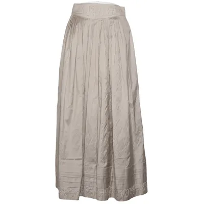 Jupe longue (Beige) de Eger Acétate, Soie