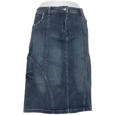 Jupe en jean (Bleu) de Early 20 Coton, Élasthane