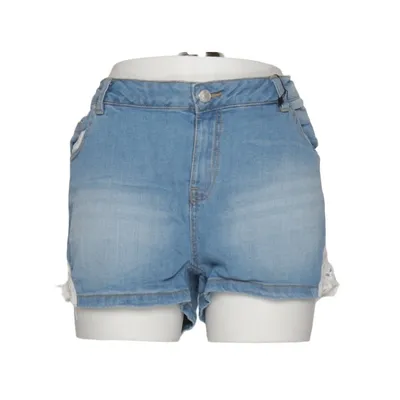 Jeansshorts (Blå, Vit) från Up Fashion