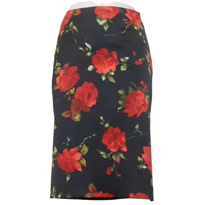 Kjol (Svart, Röd, Grön) från Donna by Hallhuber Elastan, Polyester