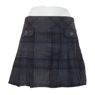 Skirt (Gray, Blue) from Cassis Collection Acrylic, Cotton, Polyester, Wool