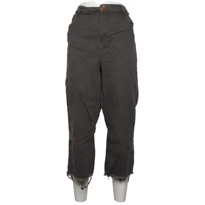 Spijkerbroek (Kathy Shr Wide Crop Pants) van Vero Moda Denim Katoen, Polyester