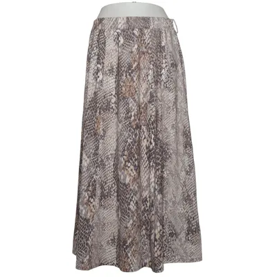 Kjol (Grå, Beige, Flerfärgad) från K Design Elastan, Polyester