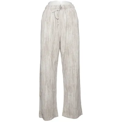 Pantalon patte d'éléphant (Beige, Blanc) de QuZu