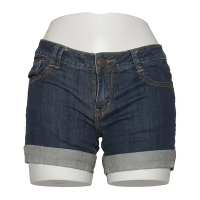 Denim shorts (Blauw) van Denim Life by Pimkie Katoen, Elastaan