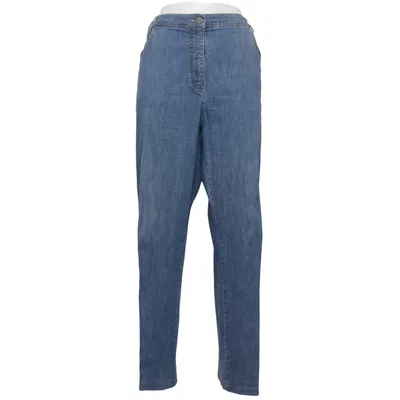Spijkerbroek (Blauw) van Pionier Katoen, Elastaan