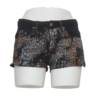 Denim shorts (Zwart, Meerkleurig) van Bershka Dressy Collection