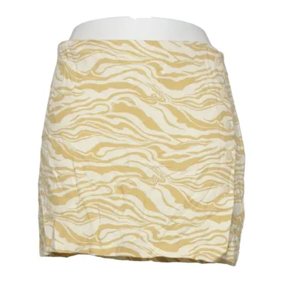 Wrap skirt (Yellow, White) from Edited Linen, Viscose