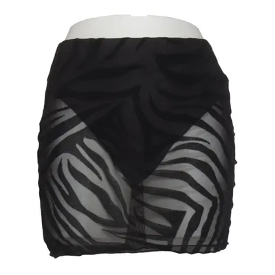 Skirt (Black) from PrettyLittleThing Elastane, Polyester