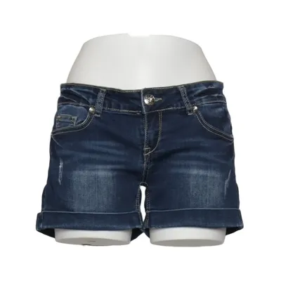 Denim shorts (Blue) from Miss Sexy Cotton, Elastane, Polyester