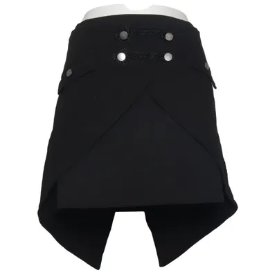 Skirt (Black) from Gothicana by EMP Cotton, Elastane
