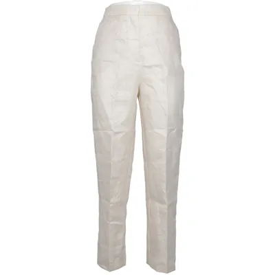 Chinos (Beige) från Zara Linne, Metallfiber, Polyester