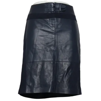 Jupe (Bleu) de Trussardi Jeans Élasthane, Cuir, Polyamide, Polyester, Viscose