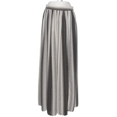 Långkjol (Svart, Vit) från ST Studio Polyester