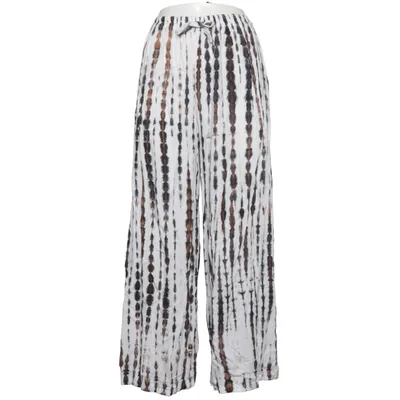 Pantalon patte d'éléphant (Blanc, Noir, Marron) de Native Viscose