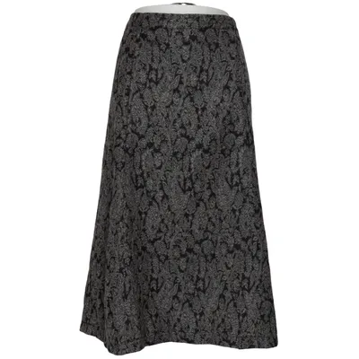 Skirt (Black, White) from DW Shop Acrylic, Polyester, Viscose