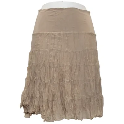 Rock (Beige) von Hallhuber Elasthan, Seide, Viskose