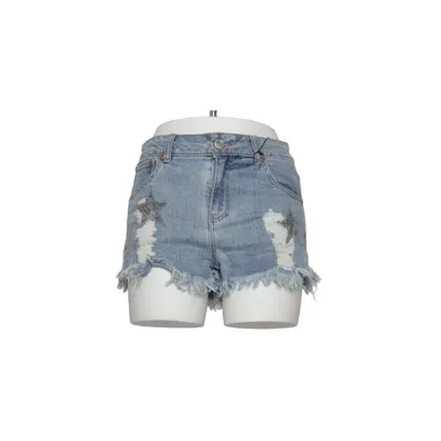 Denim shorts (High Rise) van Almost Famous Katoen, Elastaan