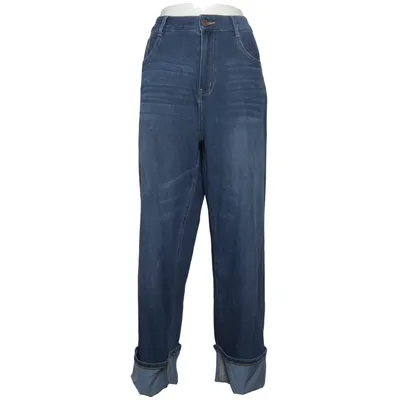 Jeans (Blå) fra Halara Bomuld, Elastan, Polyester