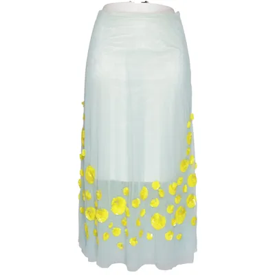 Tyllkjol (Blå, Gul, Flerfärgad) från Anthropologie Elastan, Nylon, Polyester, Viskos