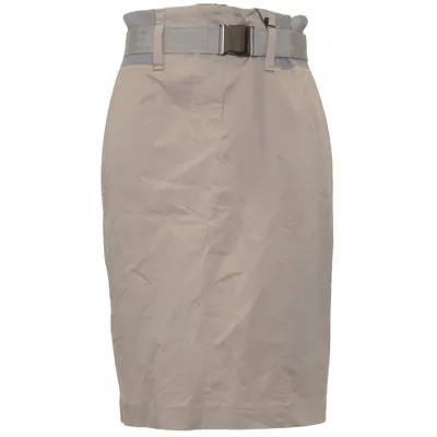 Nederdel (Beige) fra Gunex Bomuld, Elastan