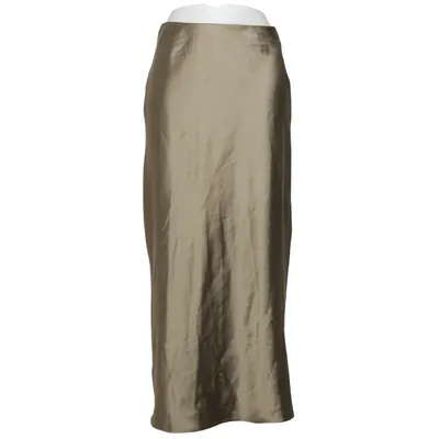 Jupe longue (Vert) de Zara Élasthane, Polyester