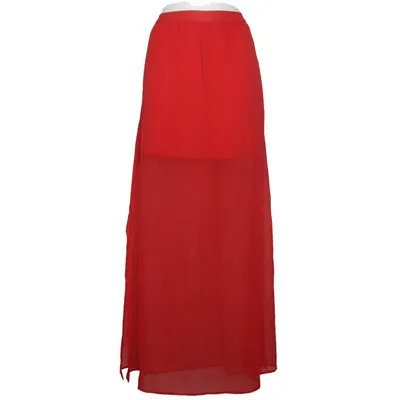 Maxi skirt (Red) from Mango Casualwear Polyester, Viscose
