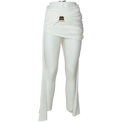Broek (Wit) van MURCI Katoen, Elastaan, Polyester