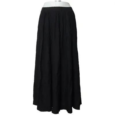 Maxi skirt (Black) from Bonprix Cotton, Polyamide, Viscose