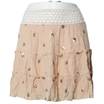 Rok (Beige) van Azara Polyamide, Viscose