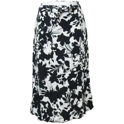 Skirt (Black, White, Multicolored) from Ever Me Viscose