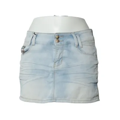 Jupe en jean (Bleu) de Rose Player Coton, Élasthane, Polyester