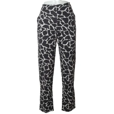 Pants (Black, White) from Sani Blu Cotton, Elastane, Modal