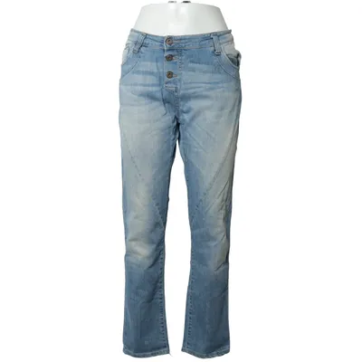 Jeans (Blå) från Please Bomull, Elastan