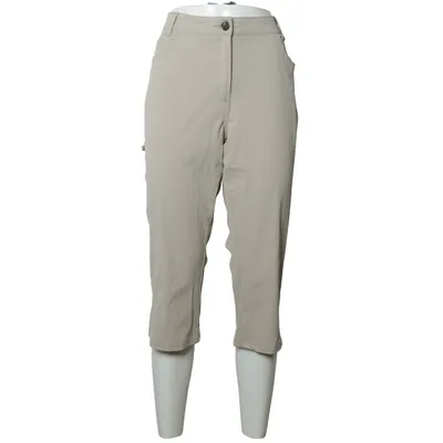 Driekwart broek (Beige) van Crivit Pro Katoen, Elastaan, Polyamide, Polyester