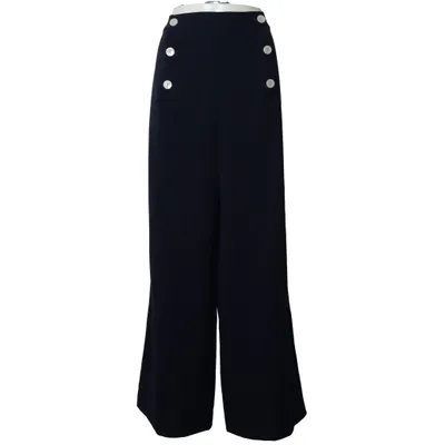 Palazzo pants (Blue) from The House of Foxy Elastane, Polyester, Viscose