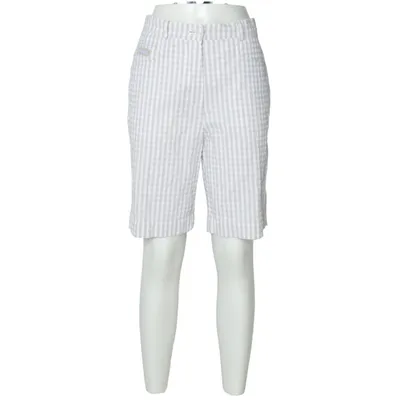 Shorts (White, Purple) from Alaska Cotton, Elastane, Polyamide