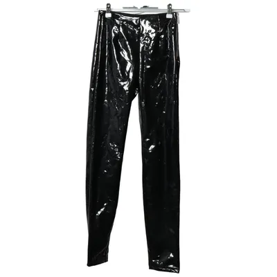 Vinyl pants (Black) from Calzedonia Elastane, Polyester, Polyurethane